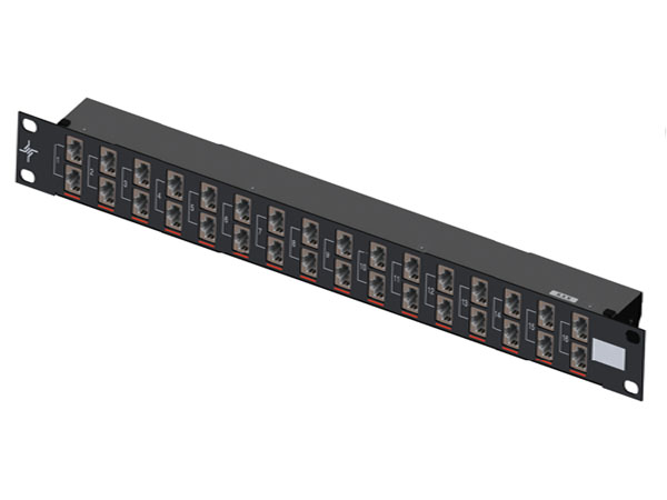 Соединительная панель 19 1U, 16 сдвоенных портов: 32xRJ45, CCP32, 10 Gigabit Ethernet