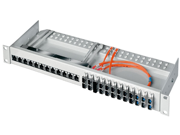 Комбинированная патч-панель RJ45-FO 19