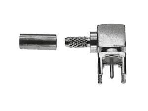 5-контактный угловой кабельный наконечник для печатных плат под кабеля RG-316/U