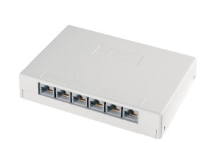 Telegartner Минираспределтиель FTP MPD6-HS flex K cat.6a,  6 портов