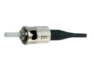 Оптический коннектор ST SM/MM, керамика/металл, волокна типа (E9/125; G50/125; G62.5/125), для кабелей Ø 0.9мм