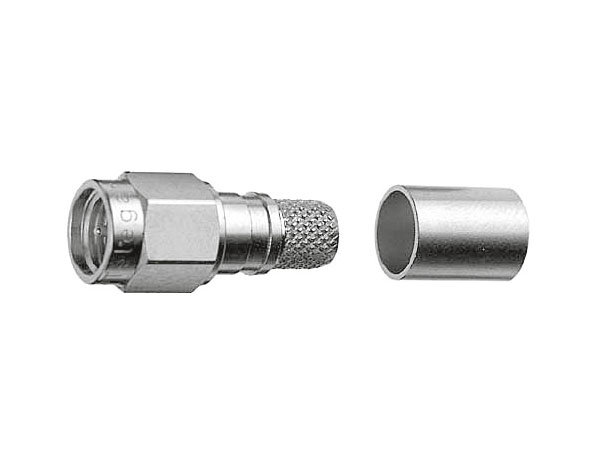 Винтовой коннектор R-SMA для кабеля RG-58C/U пайка/обжим
