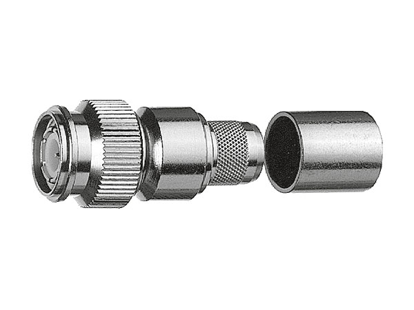 Винтовой коннектор R-TNC для кабеля LMR-300, обжим/обжим