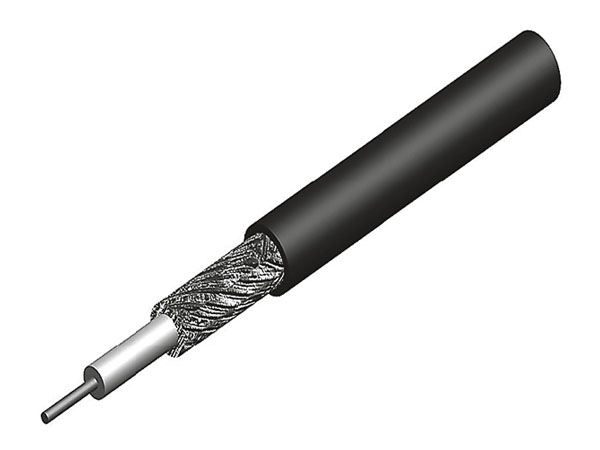 Коаксиальный кабель RG-174, 50 Ом, d=2.80, оболочка PVC, затухание 142 db на 100м при 2ГГц, 100 м/бухта