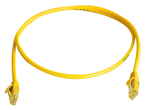 Патч корд U/UTP CAT.5E 7,5м MP8&nbsp;100, PVC. Варианты расцветок изоляции: серый, зеленый, красный, синий, желтый, черный