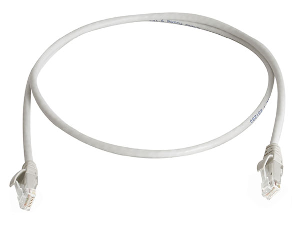 Патч корд U/UTP CAT.6; 10,0м MP8&nbsp;250, LSZH. Варианты расцветок изоляции: серый, зеленый, красный, синий, желтый, черный, белый