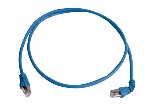 Экранированный патч корд S/FTP CAT.6a 3,0м MP8&nbsp;FS 500, LSZH, 1х90°-1х180°. Варианты расцветок изоляции: серый, зеленый, красный, синий, желтый, черный, белый, фиолетовый