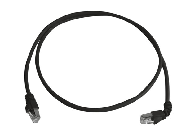 Экранированный патч корд S/FTP CAT.6a 7,5м MP8&nbsp;FS 500, LSZH, 1х90°-1х180°. Варианты расцветок изоляции: серый, зеленый, красный, синий, желтый, черный, белый, фиолетовый