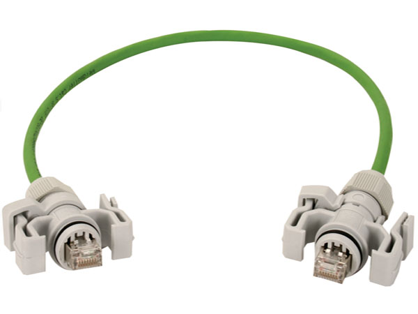 Экранированный патч корд S/FTP CAT.7, PVC. IP67-IP67. Длина: 1.0м, 2.0м, 3.0м, 5.0м, 7.5м, 10.0м, 15.0м