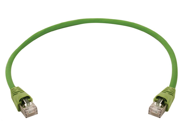 Экранированный патч корд SF/UTP CAT.5, PUR. IP20-IP20. Длина: 1.0м, 2.0м, 3.0м, 5.0м, 7.5м, 10.0м, 15.0м