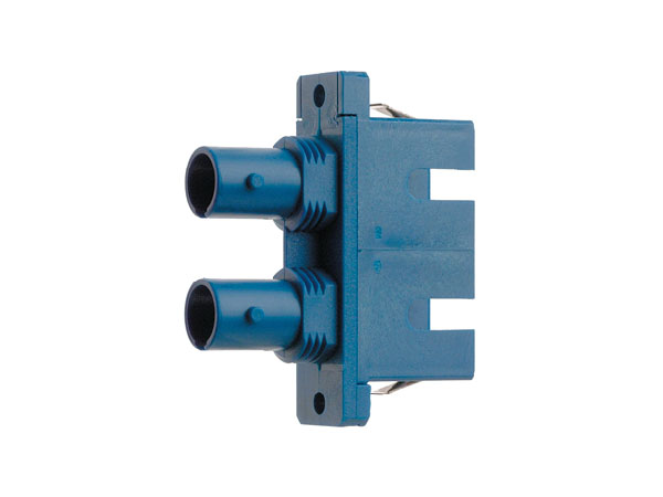 Адаптор ST/SC dx MM/SM, керамический/фосфорно-бронзовый рукав, металл/пластик