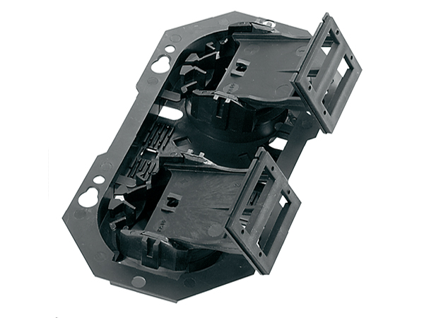Розетка OAD двойная под адаптеры: 4 SC dx; 4 LC qd
