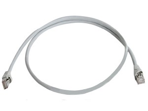 Telegartner Экранированный патч корд F/UTP CAT.5E 0,5м  MP8 FS 100, LSZH