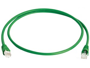 Telegartner Экранированный патч корд F/UTP CAT.5E 1,0м  MP8 FS 100, LSZH