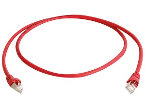 Telegartner Экранированный патч корд F/UTP CAT.5E 2,0м MP8 FS 100, LSZH