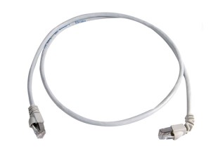 Telegartner Экранированный патч корд S/FTP CAT.6a 0,5м MP8 FS 500, LSZH, 1х90°-1х180°