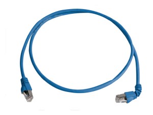 Telegartner Экранированный патч корд S/FTP CAT.6a 1,0м MP8 FS 500, LSZH, 1х90°-1х180°