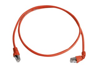 Telegartner Экранированный патч корд S/FTP CAT.6a 2,0м MP8 FS 500, LSZH, 1х90°-1х180°