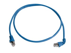 Telegartner Экранированный патч корд S/FTP CAT.6a 3,0м MP8 FS 500, LSZH, 1х90°-1х180°