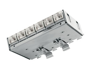 Telegartner Минираспределтиель FTP MPD6-HS K cat.6a,  6 портов
