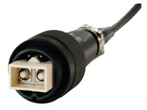 Telegartner Гибридный коннектор 2xSC IP67 SM/MM + 2 электрических контакта AWG 22-24