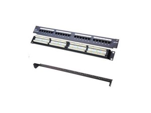 Getek Коммутационная панель UTP 19', cat.5e, 24 порта с органайзером