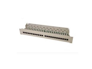 Getek Коммутационная панель FTP 19', cat.6, 24 порта, 1U
